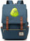 WANHONGYUE Game Plants vs. Zombies College Student Schoolbag Vintage Rucksack 15.6-inch Laptop Backpack with USB Charging Port Steel Blue / 4