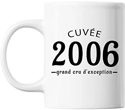 Planetee Mug 2006 Cuvée 19 ans | Tasse Anniversaire imprimée en France
