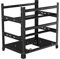 Mining Rig Frame Case 12 Gpu, Stahl Mining Rig Frame 52x52x36 cm, Ordentliches Open Air PC Case für ETH/ETC/BTC Mining, Support 8 X 12 cm Fan (Nur Rahmen)