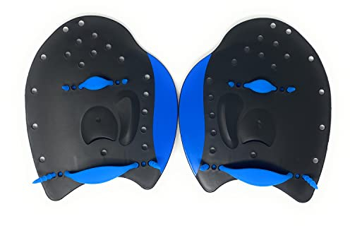 AQASKIN Palette Nuoto Allenamento Resistenti e Leggere – Piscina e Mare – Ideali per Adulti e Ragazzi – Unisex (S, Quantità 1 Coppia)