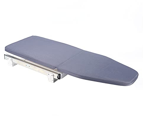 kangten Planche à repasser rétractable, pliable, amovible, rotation de 180 degrés, 81 cm, tiroir à repasser, tiroir mural, peu encombrant, pour maison, armoire et buanderie