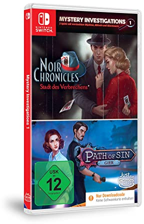 2in1 Paket Noir Chronicles und Path of Sin - Wimmelbild Spiele für Nintendo Switch