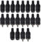 20PCS 2 Pin DIN Speaker Plug with Screw Terminals HiFi Loudspeaker Cable Connector for HiFi Loud Speaker Devices No Soldering 10PCS Male & 10PCS Female