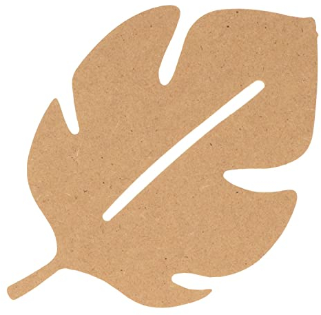 Artemio Silhouette Palmenblatt aus MDF-Holz 15 cm