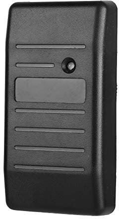 KIMISS RFID-Sicherheitskarte, Lesegerät 125 kHz Wiegand 26 34 Zugangskontrolle Wasserdicht Schwarz ID 125 kHz (Schwarzer IC 13,56 MHz)