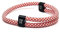 KAROO EARTH JEWELLERY Unisex Rope Bracelet | Adjustable Paracord Durable Waterproof | Nautical Braided Surfer (Red & White)