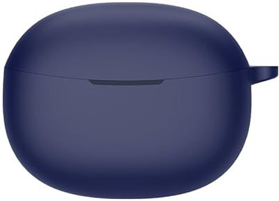 KUTEWEU Funda Silicona para Vivo TWS 3e con Llavero, Silicona Case Cover, Protectora Carcasa, Compatible con Auriculares inalámbricos Vivo TWS 3e Wireless Bluetooth Earphone (Azul)