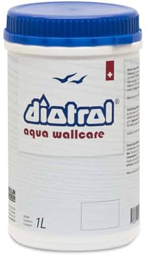Diotrol Aqua Wallcare Farblos | 1 Liter Profi Wohnraum-Lasur | Holzlasur innen mit vergilbungsschutz für unbehandeltes Nadelholz