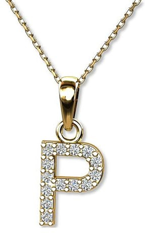LillyMarie Buchstaben Kette Gold 333 Personalisierte Halskette mit Initial Anhänger Alphabet A-Z Buchstabenkette Damen Namenskette Geschenk für Frauen Weihnachten Geburtstag Valentinstag