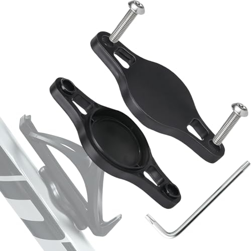 BYHLYH Airtag Bike Mount Waterproof AirTag Bike Holder GPS Tracker Anti Theft Holder Protective Bicycle Apple Air Tag Case Bicycle Bottle Cage Holder Universal