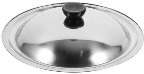 Ciieeo Topfdeckel Aus Edelstahl Universeller Pfannendeckel Cm Metall-Bratpfannenabdeckung Ersatz Für Kochtöpfe Gusseisenpfannen
