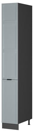 Vicco Apothekerschrank Fame-Line, Medizinschrank für die Küche, Hellblau-grau, 30 cm