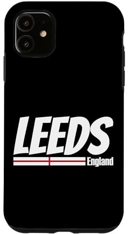 iPhone 11 Leeds England UK, English Pride, England Flag, Leeds Case