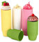 200 Stück Papier muffins papierförmchen,Muffins Backförmchen,Fettdicht Cupcake Formen,Einweg Backförmchen in Grün rosa Gelb und Weiß,für Backen,Dessert,Party,Geburtstag,Hochzeit