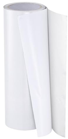 PATIKIL Awning Repair Tape 8m x 30cm Waterproof Canvas Tape High Adhesive Tear Repair Patch Kit for PVC Tarpaulin Tent Awning Fabric RV Sail Boat Cover, White (11.81 x26.24ft)