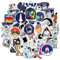Original Space Explorer Aufkleber-Set | 50 Stück Galaxy Vinyl-Sticker – Wasserfest & UV-beständig für Auto, Laptop, Skateboard & DIY-Projekte (Space A)