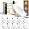 linovum 10er Set CERBUS Einbauspot LED 230V flach Farbwechsel warmweiß/neutralweiß/kaltweiß - IP65 LED Lampe Bad Spot Einbaustrahler
