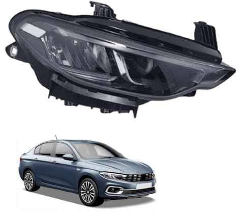 JSUDQR XF811-010 Scheinwerfer L 5219824500 R 5219824400 FÜR FIAT EGEA 2022 FIAT Tipo Rechts