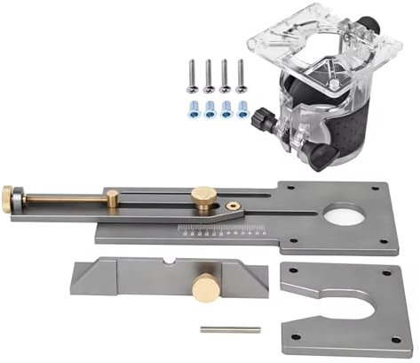 DAISHUJIE Circle Cutting Jig For Electric Hand Trimmer Wood Router Milling Circle Slotting Trimming Machine DIY Woodworking Tools(B 220mm)