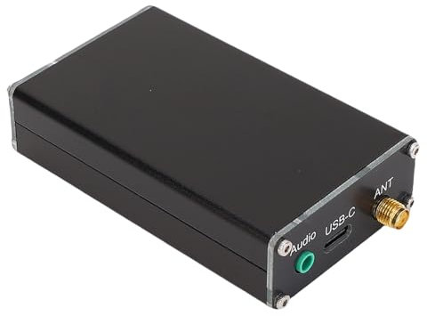 Annadue 500mW FM Transmitter with LCD Display, 2000M Range Stereo Broadcast, USB C Powered, 76-108MHz Adjustable Frequency and Telescopic Antenna for Car Home Radio