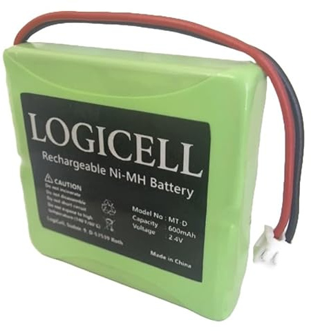 LogiCell NI-MH Akku für AVM Fritz!Fon MT-D/T-Com Sinus A201, 600mAh 2.4V