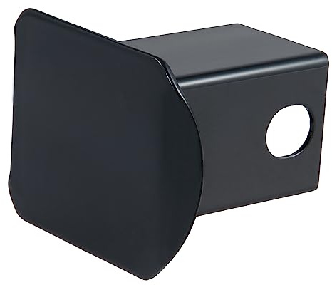 CURT 22750 Abdeckung für Anhängerkupplung, schwarz, Stahl, passend für 5,1 cm Empfänger, Bulk, Schwarz