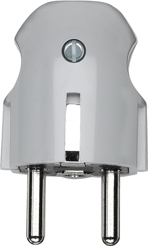 Merten 123363 SCHUKO-Stecker (DE, FR, BE), grau