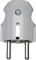 Merten 123363 SCHUKO-Stecker (DE, FR, BE), grau