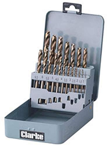 Clarke Metal Worker Cobalt Drill Set 19 Piece CHT383
