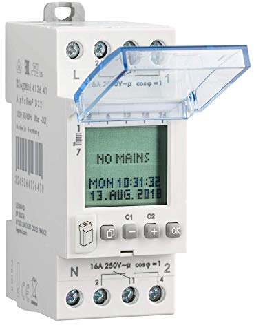 legrand 412641 Interruptor Programable, Blanco, 0