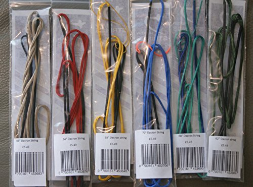 Hexen Dacron Bow String for Recurve Bows Bowstring Sold in bow size (currently unavailable on amazonplease message should you require help) (68.00)