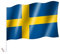 2 Stück/1 Paar Autoflagge/Autofahne Schweden/Sverige/Sweden - Fahne/Flagge für Auto 2x - car flag
