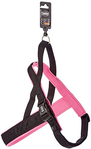 Nobby Norwegergeschirr Mesh Preno, pink L: 75-98 cm + 62 cm, B: 40/45 mm, 1 Stück