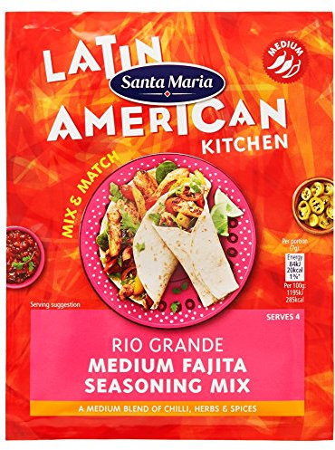 Santa Maria Latin American Kitchen Rio Grande Medium Fajita Seasoning Mix, 28 g
