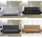Bagno Italia Schlafsofa 187 x 116 x 43 cm mit Kopfteil Zurückklappbar aus Mikrofaser modernes Design erhältlich in den Farben Rot Grau Braun