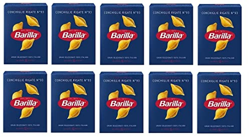 10x Pasta Barilla Conchiglie rigate Nr. 93 italienisch Nudeln 500 g pack