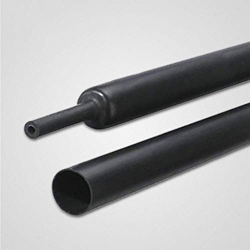 3:1 Tubing Black Adhesive Heat Shrink Waterproof HeatShrink Glue Lined Tube Sleeve (3 Meter, 9.5mm)