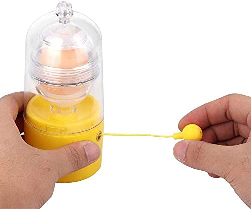 Egg Maker, Egg Scrambler Shaker Schneebesen Handbetriebene Golden Egg Maker Eier Eigelb White Mixer Küchenhelfer