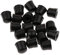 20 Schwarze Posaune Slide Bow Gummi Endstoßstange Spitze für Blechblasinstrument