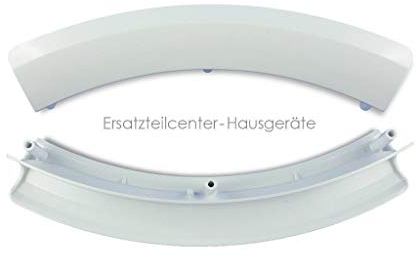 MDS Ersatzteile Türgriff für Trockner Wäschetrockner passend für Privileg 01007138, Bosch Siemens 497522, 00497522, 42 mm Breite, 240 mm Länge, Weiß