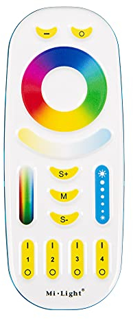 Miboxer Milight Controller MiLight 2.4G 4 Zone TOUCH Fernbedienung FUT092 RGB+CCT für LED Produkte