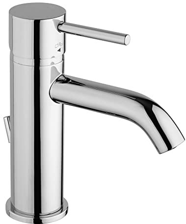Paini COX OPEN Miscelatore Lavabo Cromato - Scarico Automatico 11/4 + Piletta e Flessibili (78CR211O)