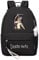 jiminhope Death Note Rucksack Anime Pochita Print Kleiner Anhänger Reißverschluss Reiserucksack Niedliche Cartoon Student Tasche für Jungen Mädchen