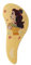 DISNEY Princesses - Brosse à Cheveux Démêlante format poche BELLE - Princess - Tous types de cheveux - Produit Officiel Disney