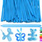 YOUYIKE 100 Stück Modellierballons, Lange Luftballons zum Formen, Modellier Luftballons für Tiere, Magischer Ballon, für Geburtstage Veranstaltungen Dekoration, Partys, Hochzeiten (Blau)