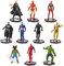 Ksopsdey 10 PCS Avengers Cake Decoration, Superhero Mini Figures Set, Avengers Ornament, Superhero Model Toys, Collection Supplies, Living Decorations, Small Gifts