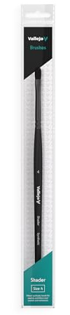 Pinzel Vallejo Shader B06004 Filbert Flat Synthetic Brush No. 4