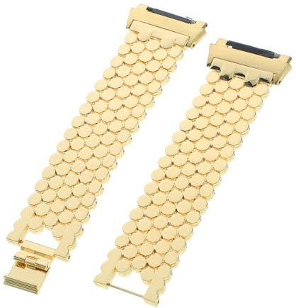 jojofuny Inoxidable Para Reloj De Elegante Diseño Escamoso Color Dorado y Compatible Para Ocasiones Formales