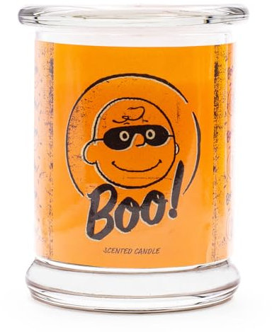 Peanuts Duftkerze im Glas | Duftkerze Boo | Geschenke für Frauen | Duftkerze Halloween | Deko für Zuhause | Kerze im Glas mit hoher Brenndauer bis zu 50h