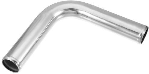 Motoforti Tube en alliage d'aluminium pour intercooler de voiture, diamètre extérieur 1,75 (45 mm), longueur de jambe 6 (152 mm), coude à 90 degrés, raccord d'admission d'air - Lot de 1